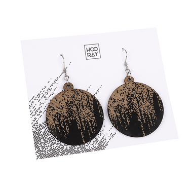 HOORAY fa fülbevaló Black Matrix 