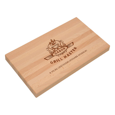 Ajándék masszív vágódeszka gravírozással, Grill mester
