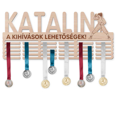 Éremtartó - Box, nő