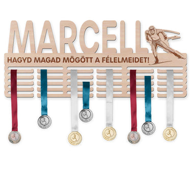 Éremtartó - Sífutás, férfi