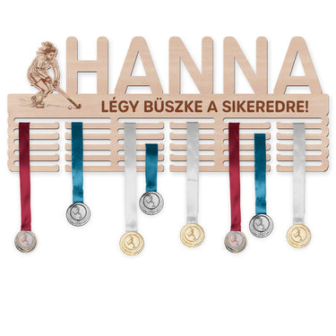 Éremtartó - Mezei hoki, nő