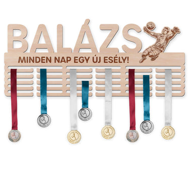 Éremtartó - Kézilabda, férfi kapus