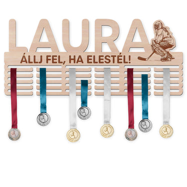 Éremtartó - Jégkorong, női kapus