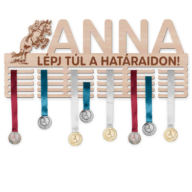 Éremtartó - Lovassport, nő