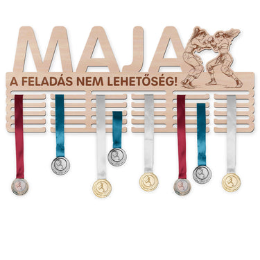 Éremtartó - Taekwondo, nő