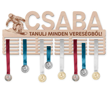 Éremtartó - Snowboardozás, férfi