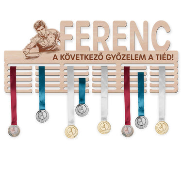 Éremtartó - Asztali tenisz, férfi