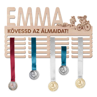 Éremtartó - Triatlon, nő