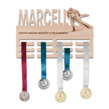 Éremtartó - Sífutás, férfi