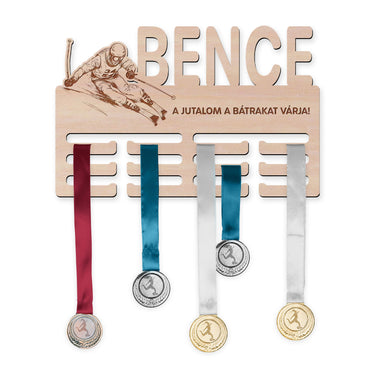 Éremtartó - Lesiklás, férfi