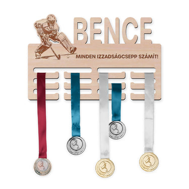 Éremtartó - Gyeplabda, férfi kapus 