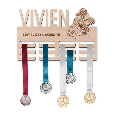 Éremtartó - Gyeplabda, női kapus 