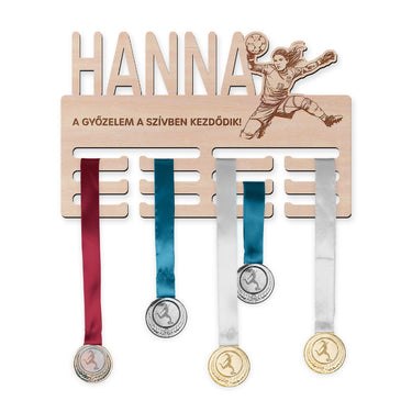 Éremtartó - Futball, női kapus