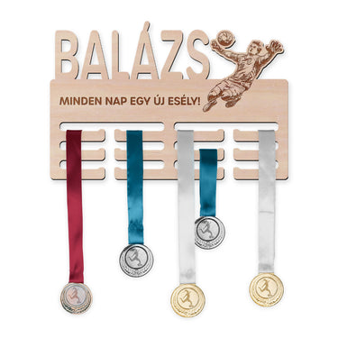 Éremtartó - Kézilabda, férfi kapus