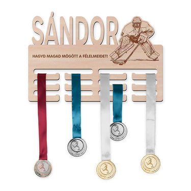 Éremtartó - Jégkorong, férfi kapus