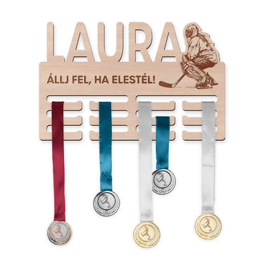 Éremtartó - Jégkorong, női kapus