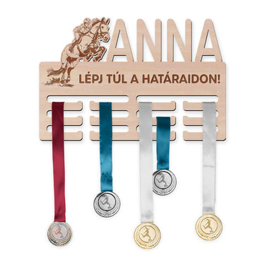 Éremtartó - Lovassport, nő