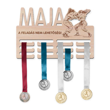 Éremtartó - Taekwondo, nő