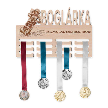 Éremtartó - Hegyi kerékpározás, nő