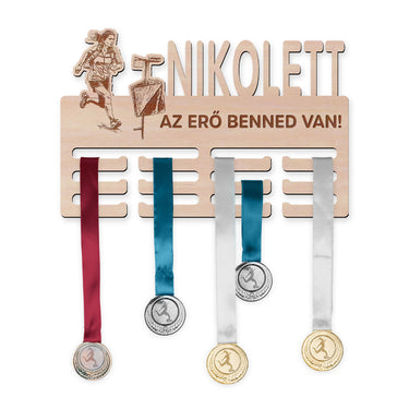 Éremtartó - Tájfutás, nő