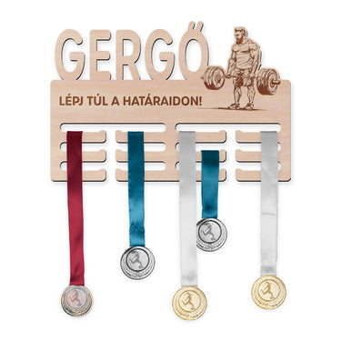 Éremtartó - Erőemelés, férfi