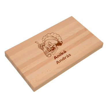 Ajándék masszív vágódeszka gravírozással, Konyha ura 3