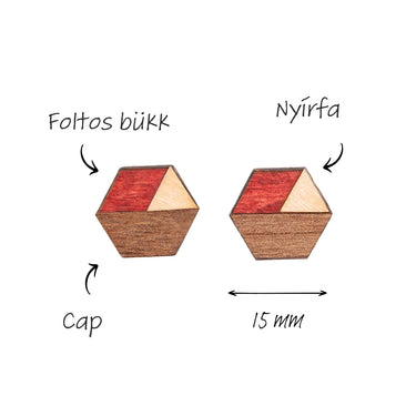 HOORAY fa fülbevaló Cerezo