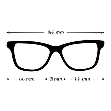 Napernyő szemüveg bambusz szárakkal - Fekete keret kék lencsékkel