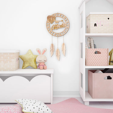 Fa álomfogó a saját nevével és csillagjegyével Kos 