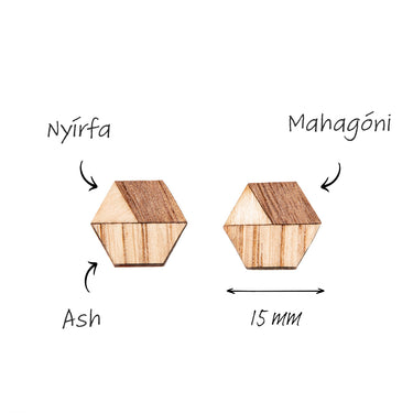 HOORAY fa fülbevaló Nogal