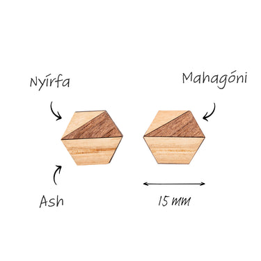 HOORAY fa fülbevaló Roble